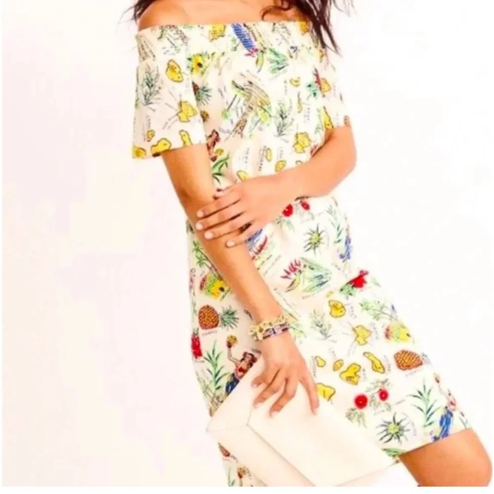 🔥NWOT BLOGGERS FAVE J. Crew Off-Shoulder Floral Mini Dress